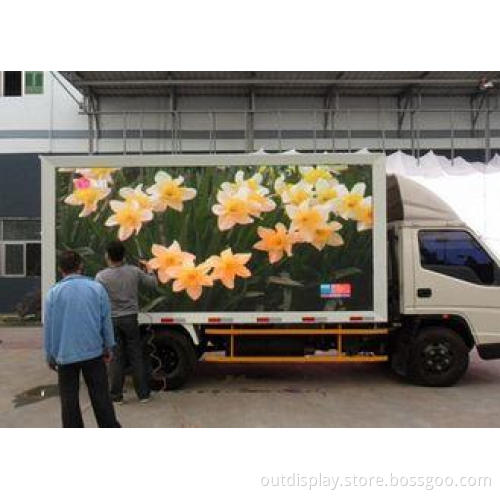 Mobile Advertising High Resolution Truck Mounted LED Screen